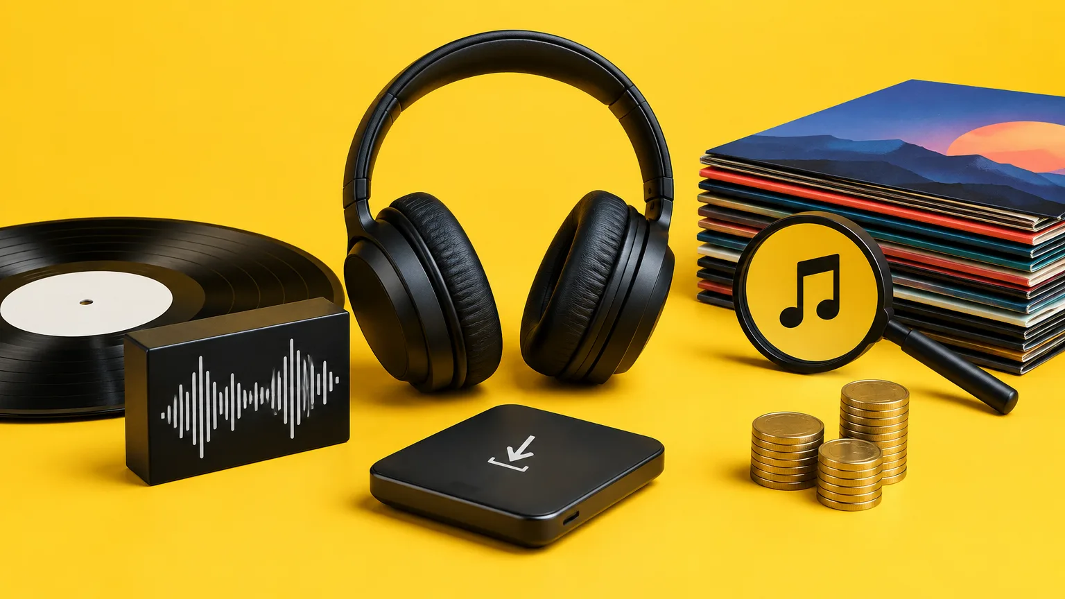 Illustrative image: music streaming services