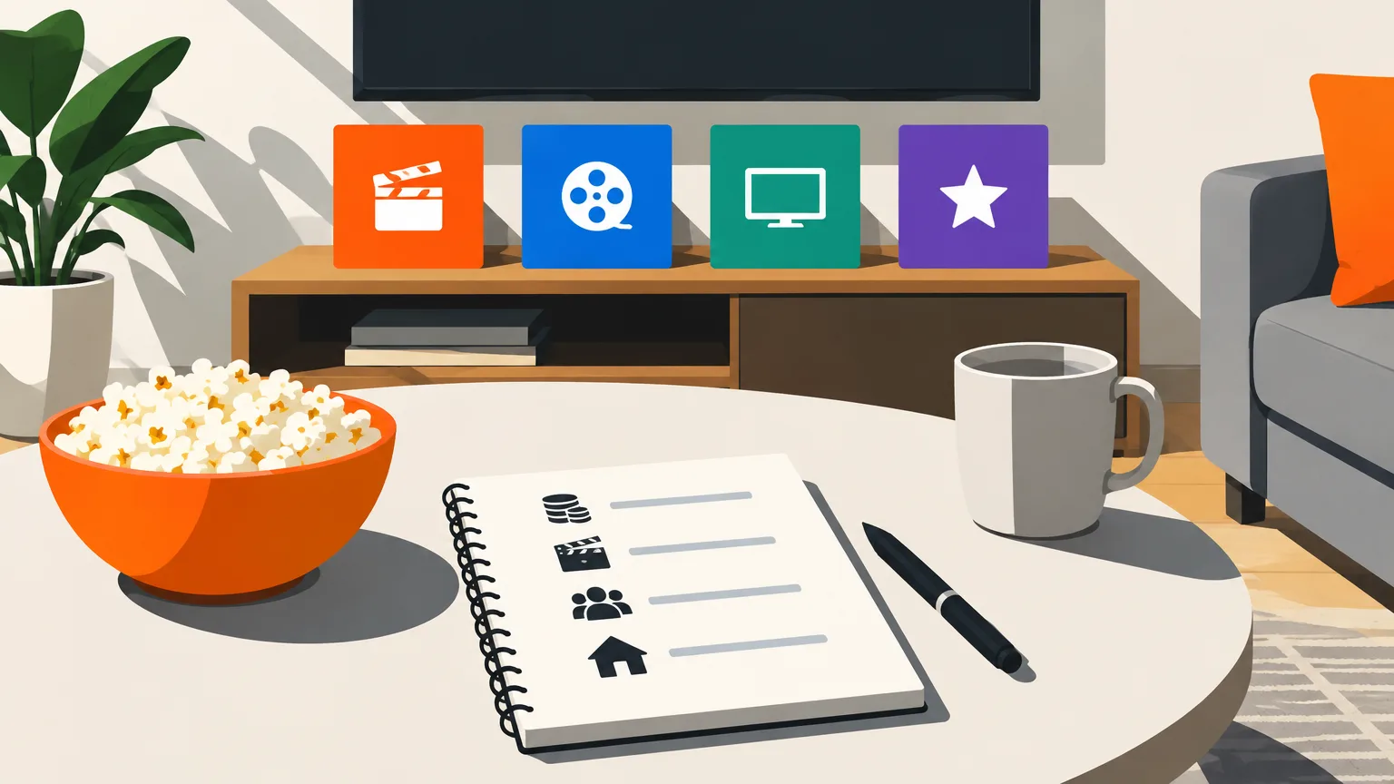 Illustrative image: compare streaming services